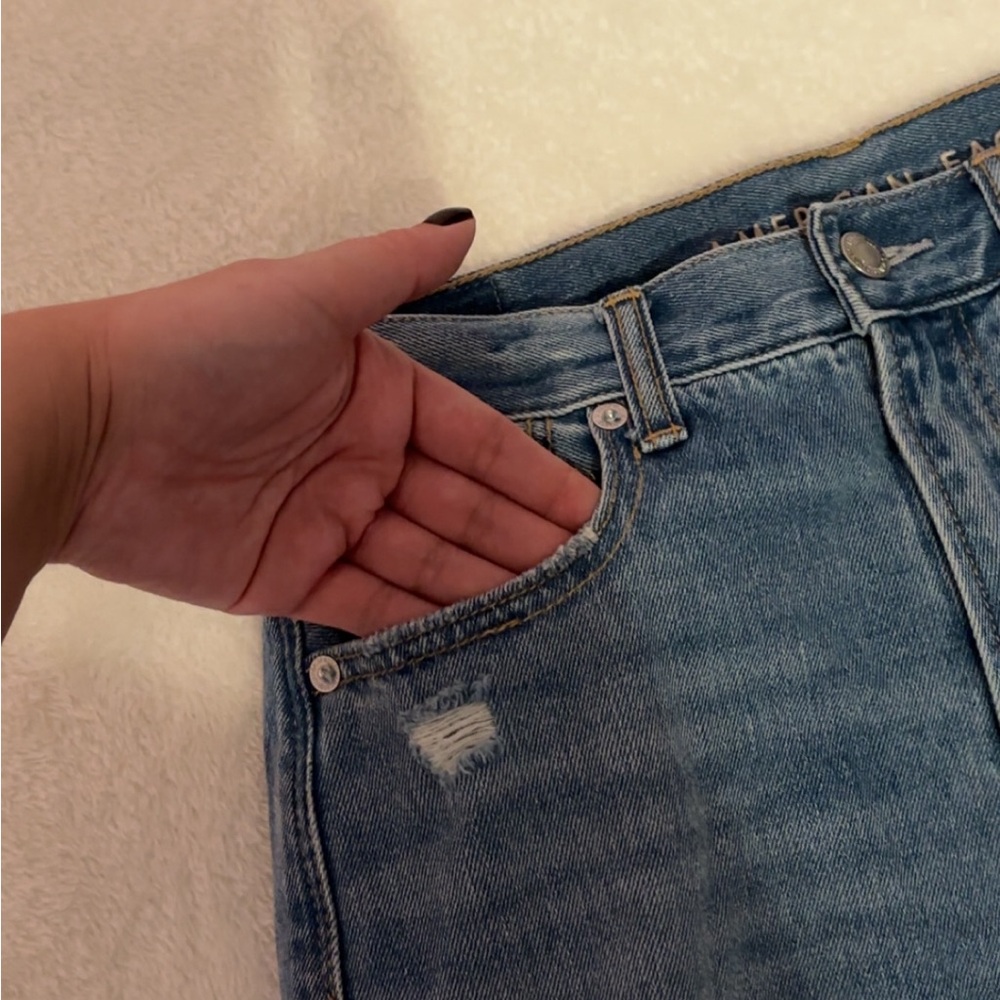 American Eagle Ripped Mom Jeans - Picture 5 of 14